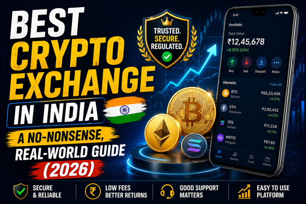 Best Crypto Exchange in India A No-Nonsense, Real-World Guide (2026