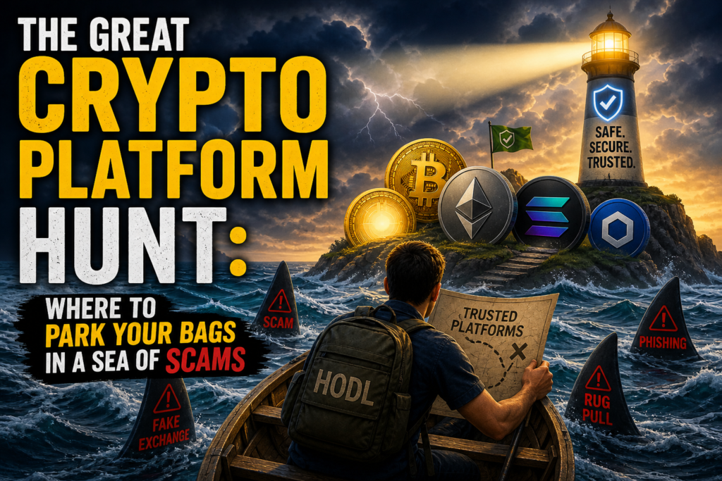 The Great Crypto Platform Hunt: Where to Park Your Bags in a Sea of Scams