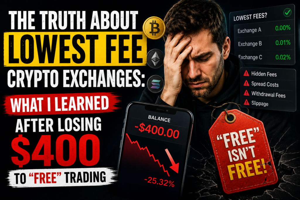 The Truth About Lowest Fee Crypto Exchanges: What I Learned After Losing $400 to "Free" Trading